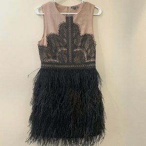 Gianni Bini Dress, size S, black/tan